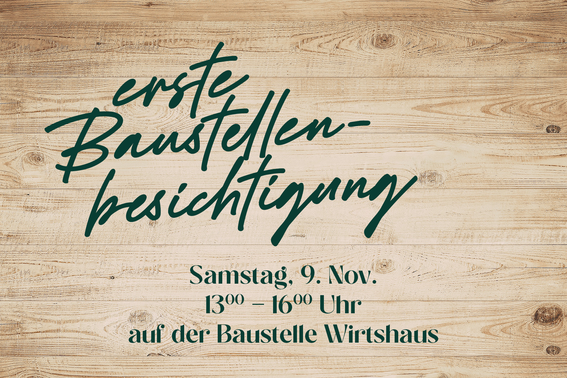 Baustelle live erleben